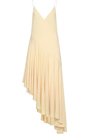 Alaïa Asymmetric Cotton Midi Slip Dress - - FR 36 - Moda Operandi