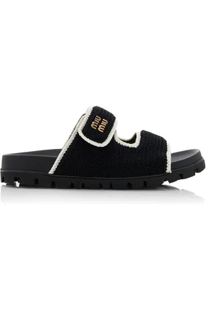 Miu Miu Crocheted Sandals - - IT 36 - Moda Operandi