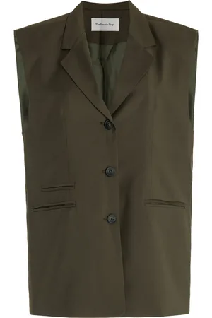 The Frankie Shop Exclusive Hana Woven Vest - - M - Moda Operandi
