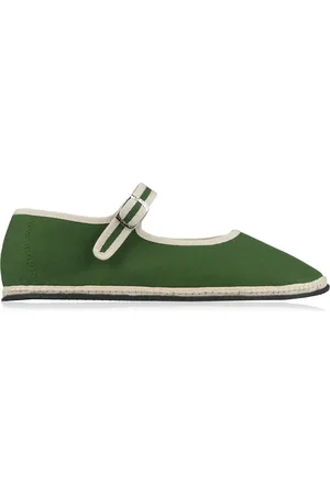 VIBI VENEZIA Canvas Mary Jane Flats - - IT 36 - Moda Operandi