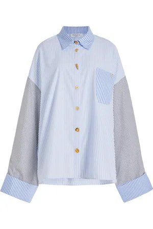 FRANCOISE Exclusive Joe Oversized Striped Cotton Shirt - - FR 34 - Moda Operandi