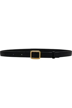 LIÉ STUDIO The Georgia Croc-Effect Leather Belt - - 1 - Moda Operandi