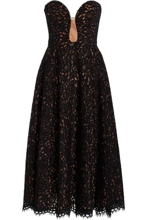 Michael Kors Floral Lace Bustier Dress - - US 0 - Moda Operandi