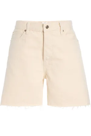 Frame The Timeless Denim High-Rise Shorts - - 24 - Moda Operandi