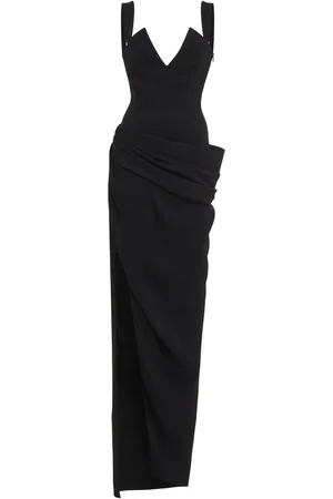 Givenchy Draped Crepe Maxi Dress - - FR 38 - Moda Operandi