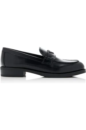 Prada Leather Loafers - - IT 36 - Moda Operandi