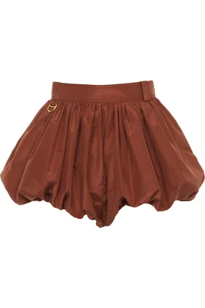 Chloé Silk Taffeta Bloomer Shorts - - FR 38 - Moda Operandi