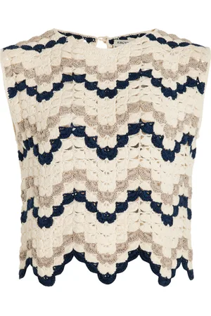 Escvdo Nieva Crocheted Cotton Top - - M - Moda Operandi