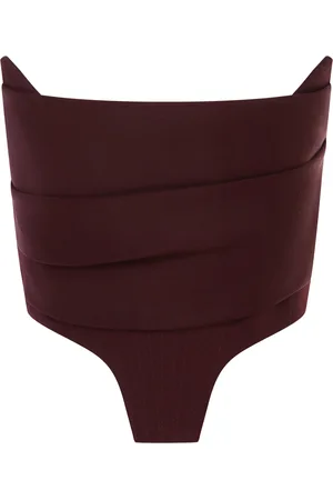 ALEX PERRY Wool Corset Top - - UK 4 - Moda Operandi