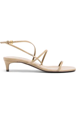 Khaite Loop Leather Sandals - - IT 36.5 - Moda Operandi