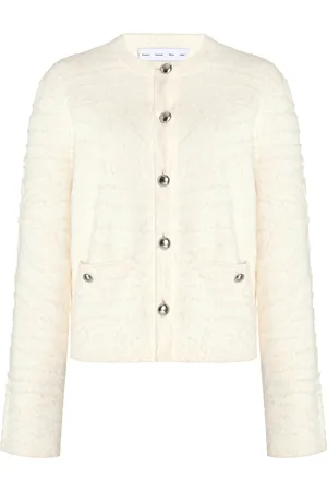 Proenza Schouler Josephine Brushed Knit Cotton Cardigan - - XS - Moda Operandi