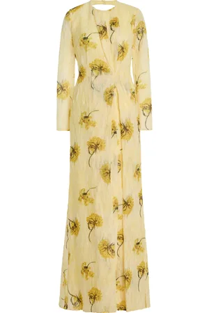 EMILIA WICKSTEAD Desiderio Printed Chiffon Gown - - UK 6 - Moda Operandi