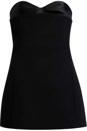 Khaite Ayla Crepe Bustier Top - - US 2 - Moda Operandi