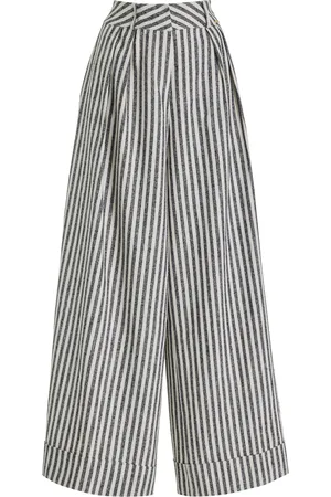 FRANCOISE Exclusive Mila Silk Wide-Leg Pants - - FR 36 - Moda Operandi