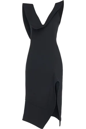 Bottega Veneta Draped Knit Midi Dress - - IT 36 - Moda Operandi