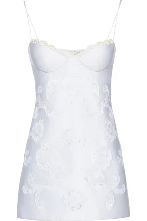 MAGDA BUTRYM Bustier Cotton Mini Dress - - FR 40 - Moda Operandi