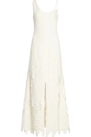 A.W.A.K.E. MODE Multi Rectangle Front and Black Slit Maxi Dress - - FR 40 - Moda Operandi