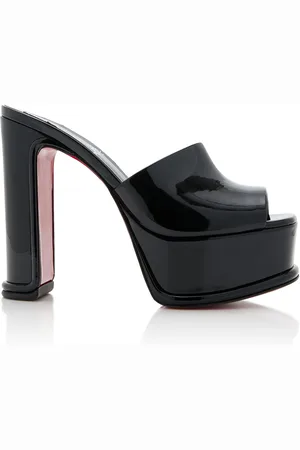Christian Louboutin Amali 130mm Patent Leather Mules - - IT 37 - Moda Operandi