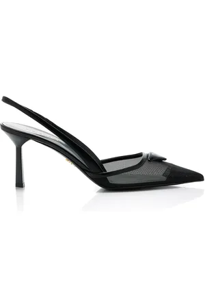 Prada Mesh Slingback Pumps - - IT 36 - Moda Operandi