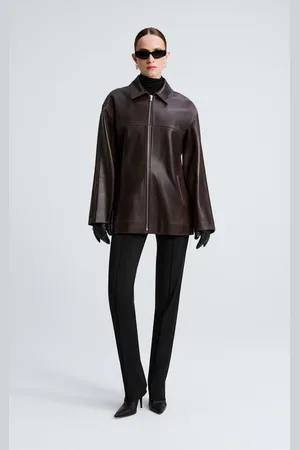 Nour Hammour Layne Lambskin Leather Jacket - - FR 36 - Moda Operandi