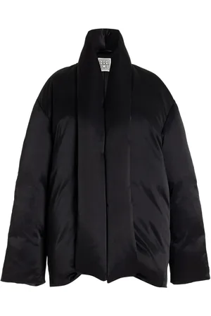 Totême Satin Puffer Jacket - - EU 36 - Moda Operandi