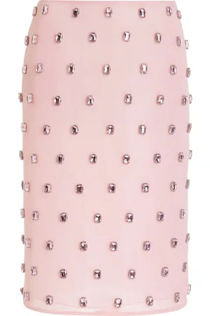 BRANDON MAXWELL The Leanne Embroidered Pencil Skirt - - US 0 - Moda Operandi