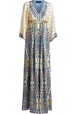 Etro Printed Silk Tunic Maxi Dress - - IT 40 - Moda Operandi