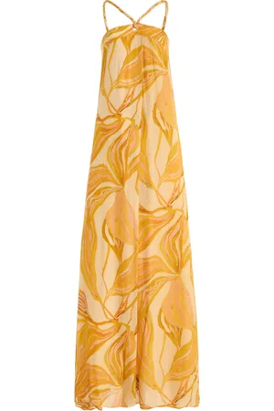 ALEXIS Amalfi Printed Chiffon Maxi Dress - - S - Moda Operandi