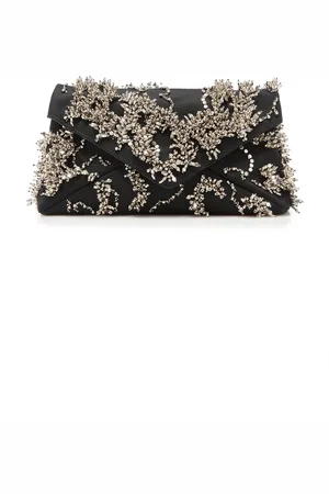 DRIES VAN NOTEN Embellished Canvas Clutch - - OS - Moda Operandi