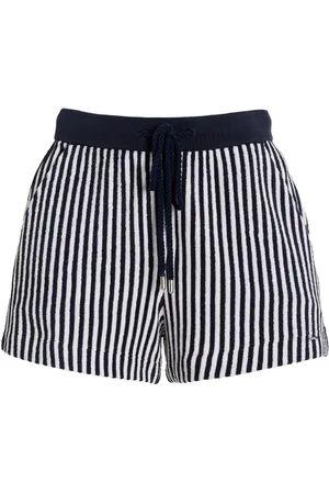 Simkhai Danita Striped Terry Shorts - - L - Moda Operandi