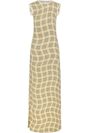 Paco rabanne Tartan- Jersey Maxi Dress - - FR 36 - Moda Operandi
