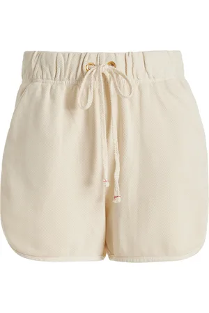 Les Tien Serene Scalloped Cotton Shorts - - S - Moda Operandi