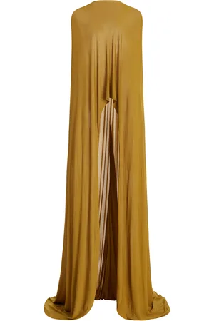 BRANDON MAXWELL The Mayowa Draped Sheer Crepe Top - - US 12 - Moda Operandi