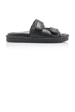 Bottega Veneta Jack Leather Sandals - - IT 38 - Moda Operandi