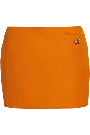 Givenchy Linen-Silk Mini Skirt - - FR 36 - Moda Operandi