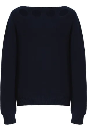 Prada Cutout Knit Cotton Sweater - - IT 38 - Moda Operandi