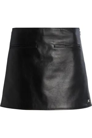 Courrèges Heritage Leather Mini Skirt - - FR 34 - Moda Operandi