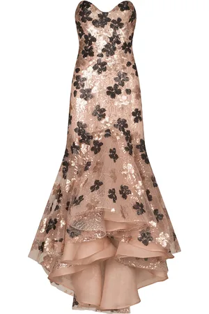 Silvia Tcherassi Gerda Floral Sequined Mermaid Dress - - S - Moda Operandi