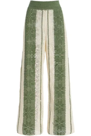 All That Remains Exclusive Jess Lace-Detailed Crocheted-Cotton Pants - - AU 14 - Moda Operandi