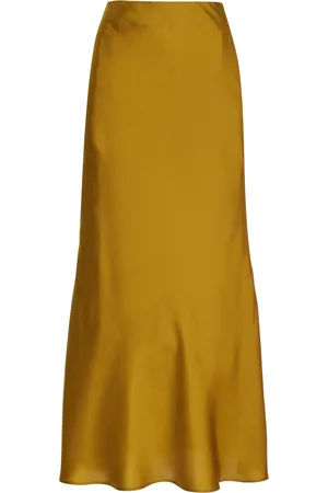 FRANCOISE Exclusive Constance Silk Satin Maxi Skirt - - FR 34 - Moda Operandi