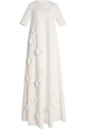 GRETA CONSTANTINE Remembrandt Floral-Appliquéd Maxi Dress - - US 4 - Moda Operandi