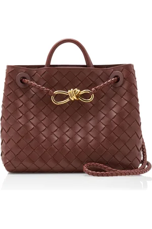 Bottega Veneta Small Andiamo Intrecciato Leather Bag - - OS - Moda Operandi