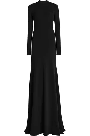 BRANDON MAXWELL The Vanessa Mock Neck Knit Wool-Blend Maxi Dress - - S - Moda Operandi