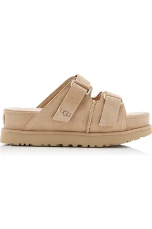 UGG Goldenstar Hi Sheepskin Slide Sandals - - US 6 - Moda Operandi