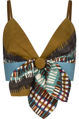 Silvia Tcherassi Flor Printed Cotton Top - - L - Moda Operandi