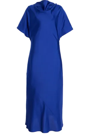 Rohe Draped Silk Dress - - FR 34 - Moda Operandi