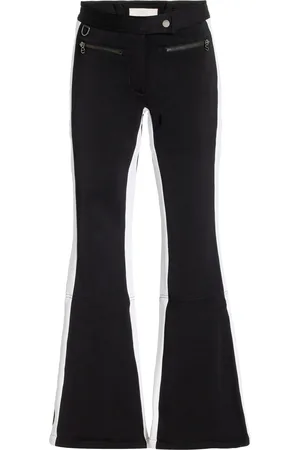 Erin Snow Phia Racer Stripe Flared Pants - Black/white - US 4 - Moda Operandi