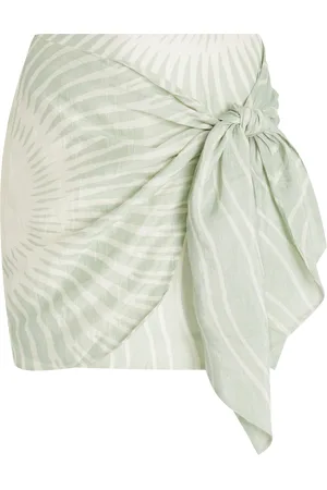 Significant Other Celeste Linen-Blend Mini Skirt - - US 6 - Moda Operandi