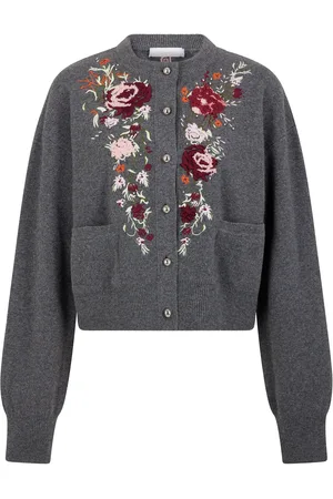 Paco rabanne Embroidered Wool-Cashmere Cardigan - - S - Moda Operandi