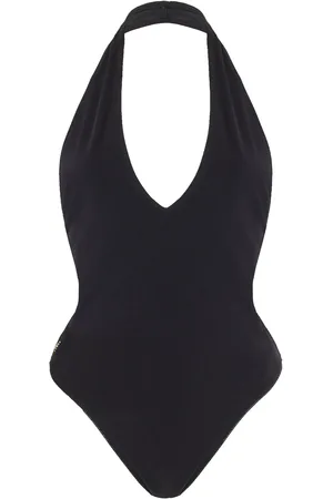 ÉTERNE Exclusive Amelia Plunging Halter One-Piece - - L - Moda Operandi